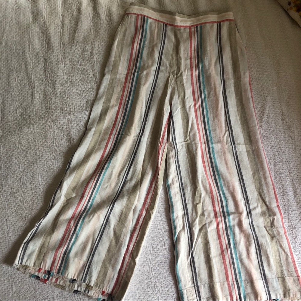 Cloth and Stone Retro Wide Leg Striped Pants